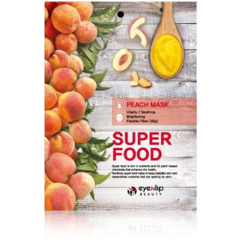 Masque Super Food à la pêche