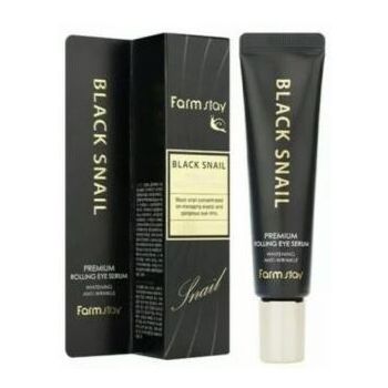 Sérum contour des yeux roll-on à la bave d’escargot noir