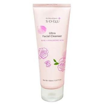 Nettoyant visage à l’extrait de rose