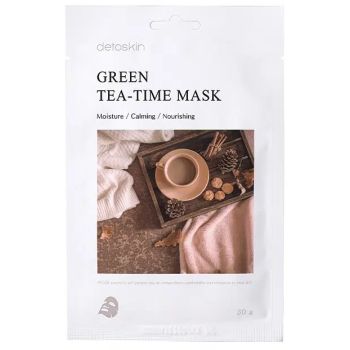 Masque visage apaisant au thé vert