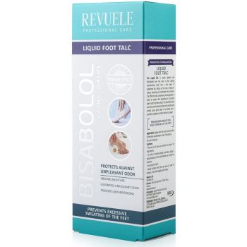 Talc liquide pour les pieds