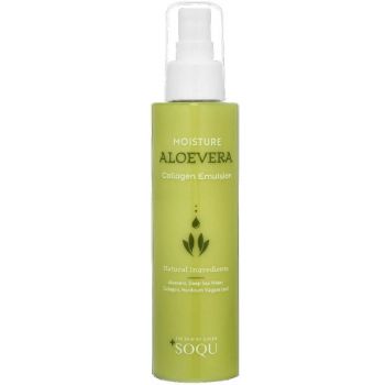 Émulsion hydratante à l'aloe vera et au collagène