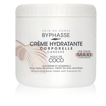 Crème hydratante corporelle à l'huile de coco
