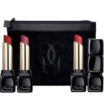 Coffret Trio Lèvres Kiss Kiss Tender Matte + Trousse