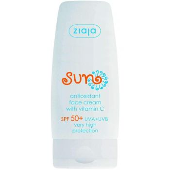 Crème Solaire Visage Antioxydante SPF 50
