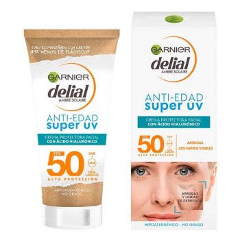 Crème solaire visage anti-âge Super UV avec acide hyaluronique