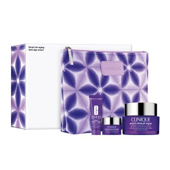Coffret cadeau anti-âge Smart Wrinkle + sérum et contour des yeux en format voyage