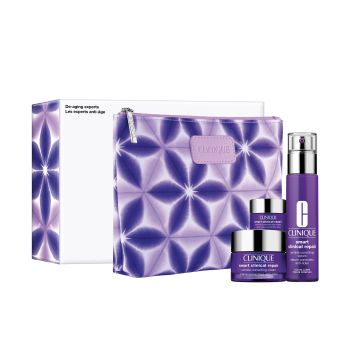 Coffret cadeau anti-âge Sérum Smart + crème et contour des yeux Smart en format voyage