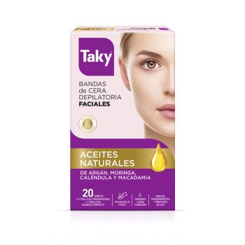 Bandes de cire dépilatoires pour le visage