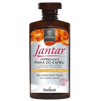 Jantar Mousse de Bain Relaxante avec Essence d'Ambre et Extrait d'Orange