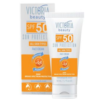 Crème solaire visage SPF 50 à large spectre