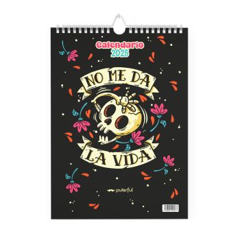 Calendrier Mural 2025 No me da la vida