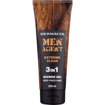 Men Agent Gel de douche Extreme Clean 3 en 1