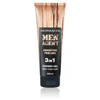 Men Agent Gel de douche Sensitive Feeling 3 en 1