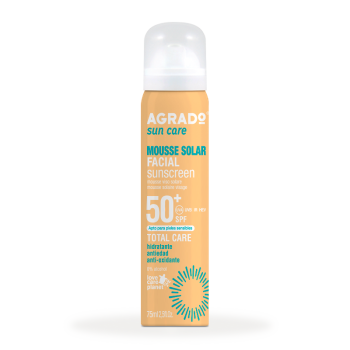 Mousse Visage Solaire SPF50+