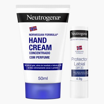 Pack Crème Mains Réparatrice + Baume à Lèvres SPF20