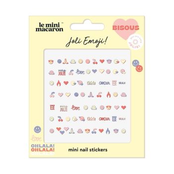 Joli Emoji Autocollants pour Ongles