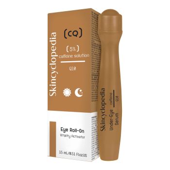 Sérum Roll-on Énergisant et Revitalisant pour le Contour des Yeux à la Caféine et au Q10