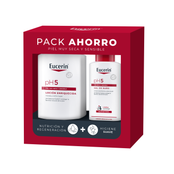 Pack pH5 Lotion Enrichie + Gel de Bain