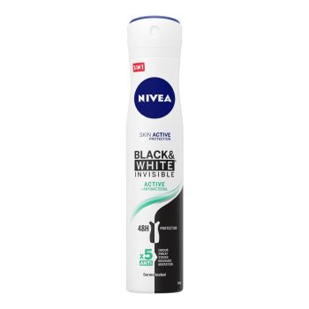 Black & White Invisible Active Spray Déodorant