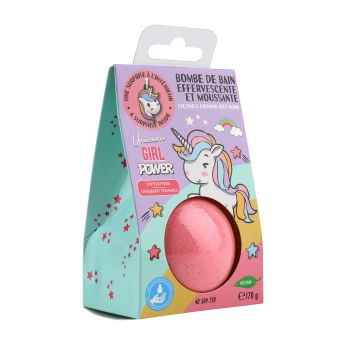 Bombe de Bain Effervescente et Moussante Licorne