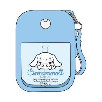 Spray Nettoyant et Parfumé pour les Mains + Étui en Silicone Cinnamoroll