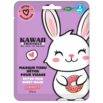 Masque en tissu détox Kawaii
