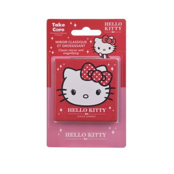 Miroir Classique + Miroir Grossissant Hello Kitty