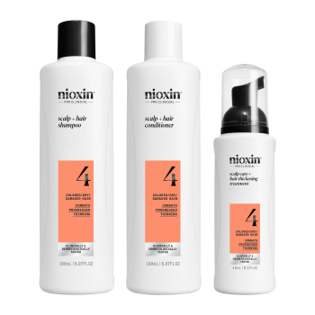 Kit Système 4 Traitement Cheveux Colorés Affaiblissement Avancé