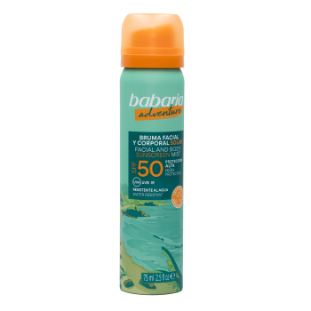 Nebbia solare per il viso SPF50