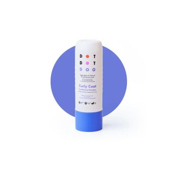 Curly Coat Volumising Conditioner Shampoo 3 in 1 per Cani dal Pelo Riccio