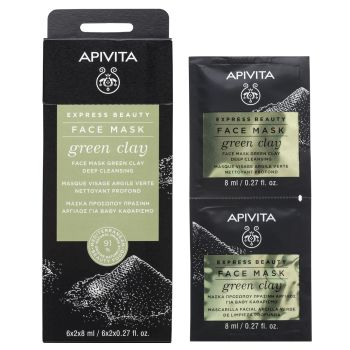 Masque visage purifiant à l’argile verte