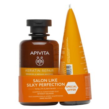 Coffret Keratin Repair Shampoing et Après-Shampoing Sans Sulfates