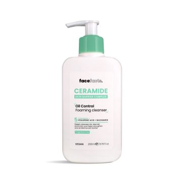 Mousse nettoyante régulatrice aux céramides