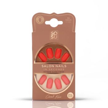 Faux Ongles Coral Kiss
