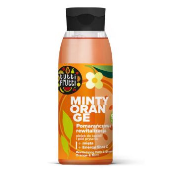 Tutti Frutti Huile de Bain et Douche Revitalisante à l'Orange et à la Menthe + Energy Shot C