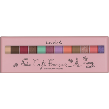 Palette de Fards à Paupières Cafe Français