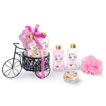 Panier de Bain Tricycle Rose Musquée Bon Matin