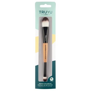Pinceau double correcteur et fond de teint
