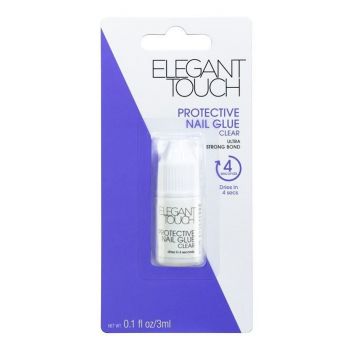Colle protectrice pour ongles transparente