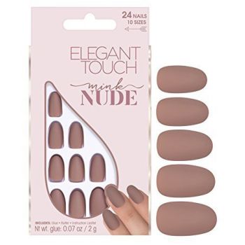 Ongles adhésifs nude mat Mink Nude
