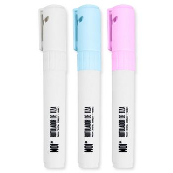 Set de 3 Marqueurs Craie Liquide Effaçables