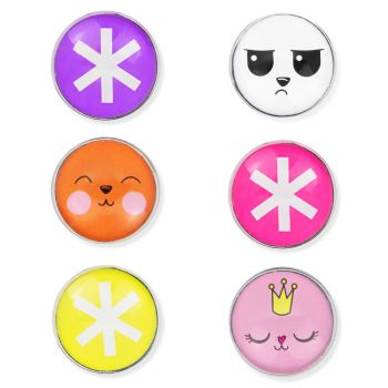 Set de 6 aimants
