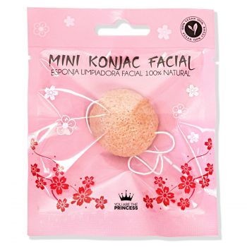 Mini Konjac Facial Argile Rose