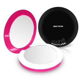 Miroir de Poche Double Lumière LED X10