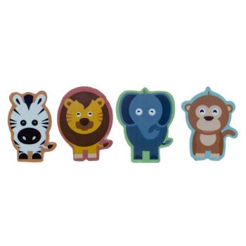 Set 4 Gomme Cancella Animali