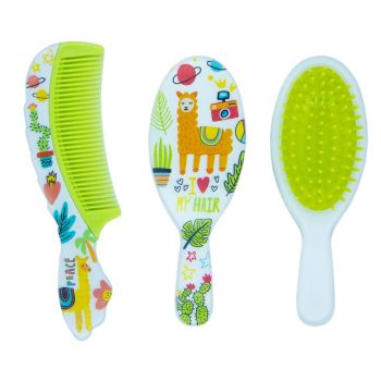 Set Brosse et Peigne Llama