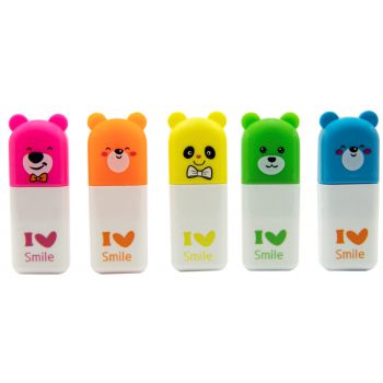 Set de 5 Surligneurs Oursons
