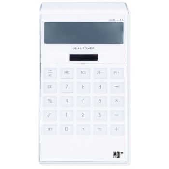 Calculatrice design blanche