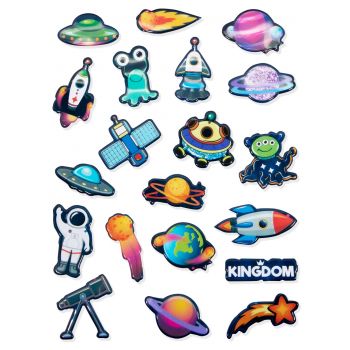 Kingdom 20 Autocollants 3D